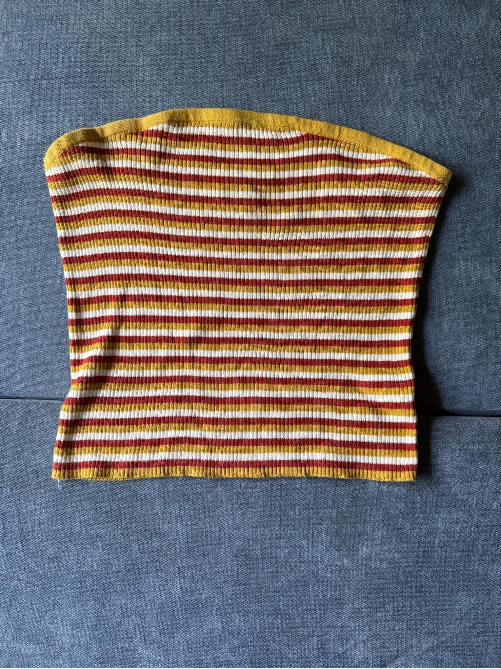 American Eagle Outfitters Ribbed Striped Tube Top